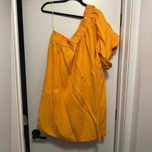 Mandarin Orange Anthropologie Dress
